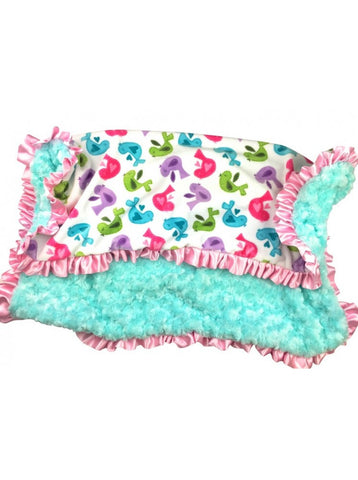 Tweet Tweet Frill Blanket