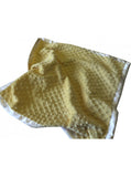 Satin security blanket Lemon