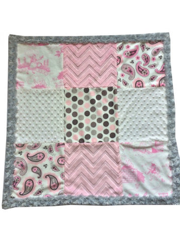 Newborn Blush Patchwork Blanket